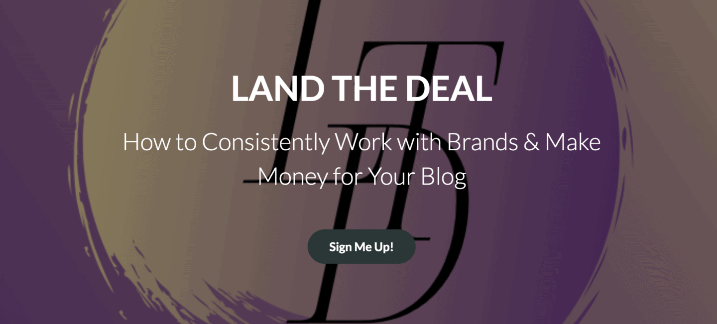 Land The Deal Blogging Course 