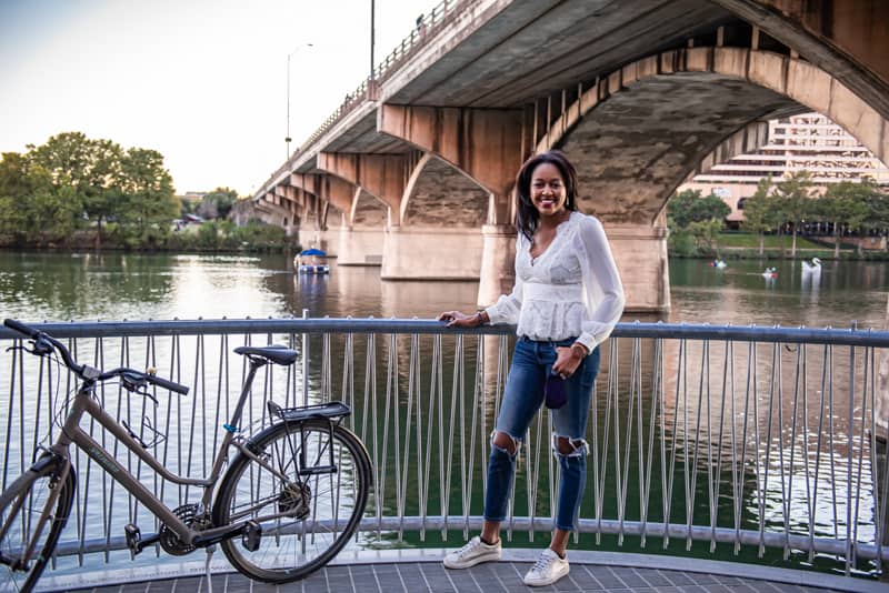Travel Guide to Austin | Bike riding under the Congress St. Bridge