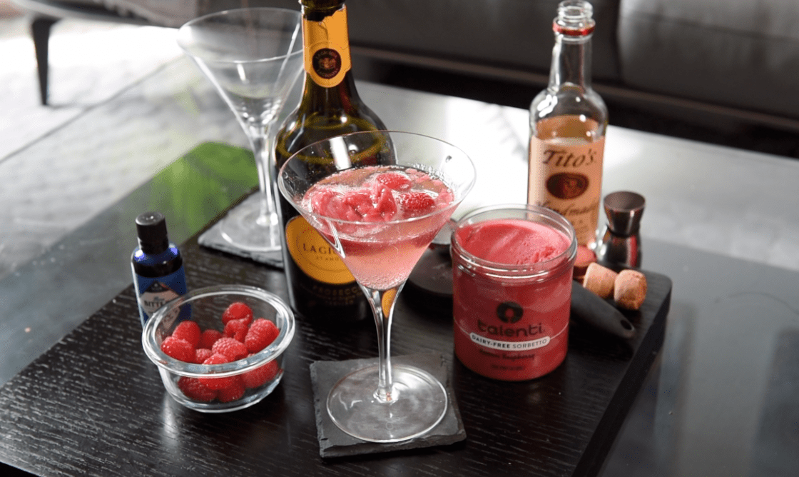 Cocktails for Valentine's Day at Home